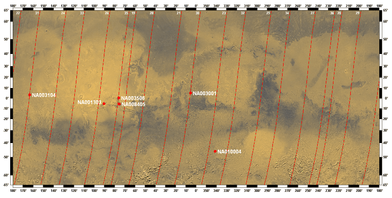 Click on an image location to see the data